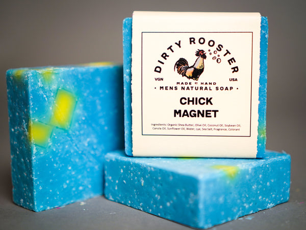 Chick Magnet Natural Soap, front label